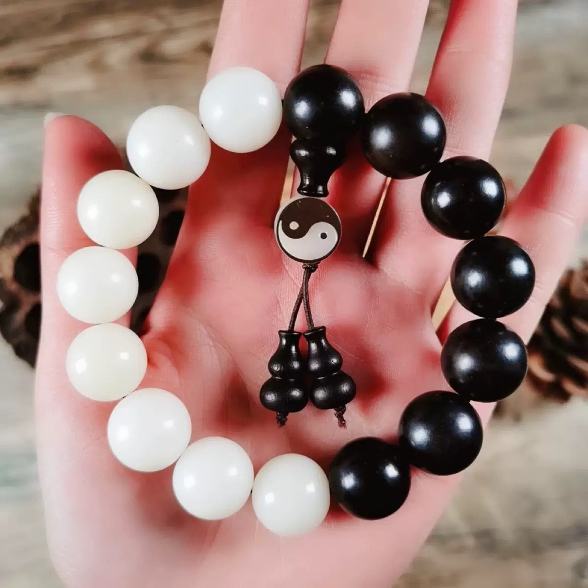 π | Buddha Bloom | Yin Yang Tai Chi Balance Bracelet