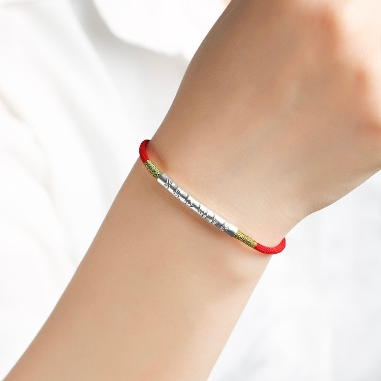 🔴 | Buddha Bloom | Tibetan Red String Protection Bracelet