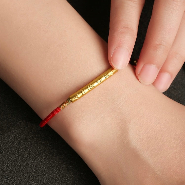 🔴 | Buddha Bloom | Tibetan Red String Protection Bracelet