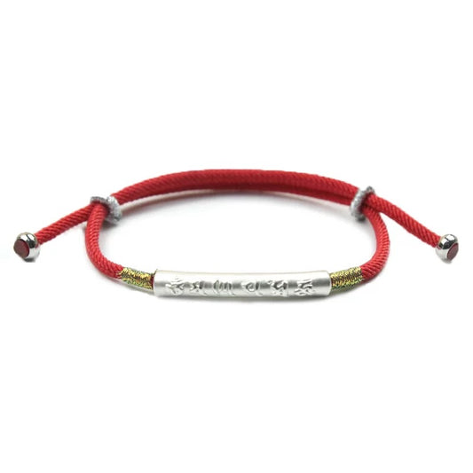 Tibetan Red String Protection Bracelet for Calm & Emotional Balance