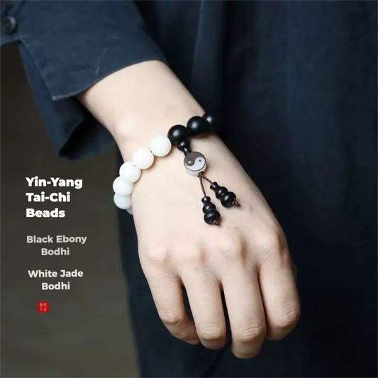 🌗 | Buddha Bloom | Yin Yang Tai Chi Balance Bracelet