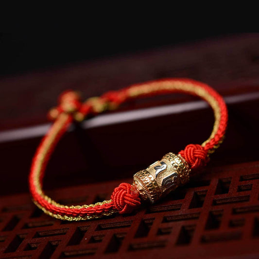 Tibetan Mantra Bracelet - Luck & Protection — Buddha Bloom