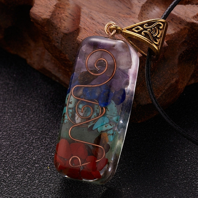 7 Chakra Orgone Necklace - Energy Healing & EMF Protection — Buddha Bloom