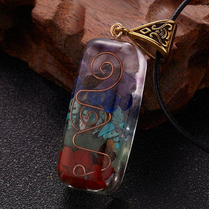 7 Chakra Orgone Necklace - Energy Healing & EMF Protection — Buddha Bloom