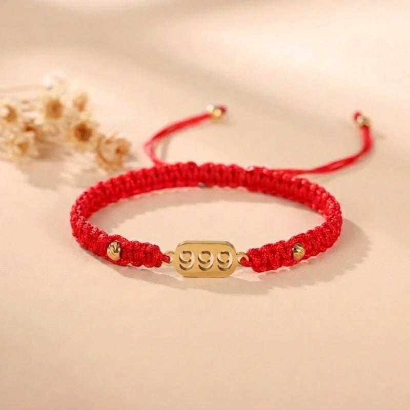 999 Angel Number Bracelet for Completion & New Beginnings - product view 1