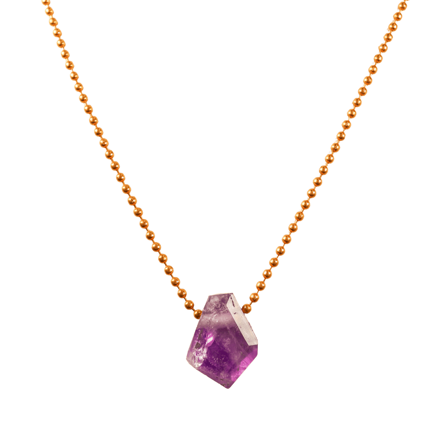Amethyst Necklace for Peace & Intuition - product view 1