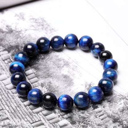 Blue Tiger’s Eye Bracelet - Confidence & Creativity with Tiger — Buddha Bloom