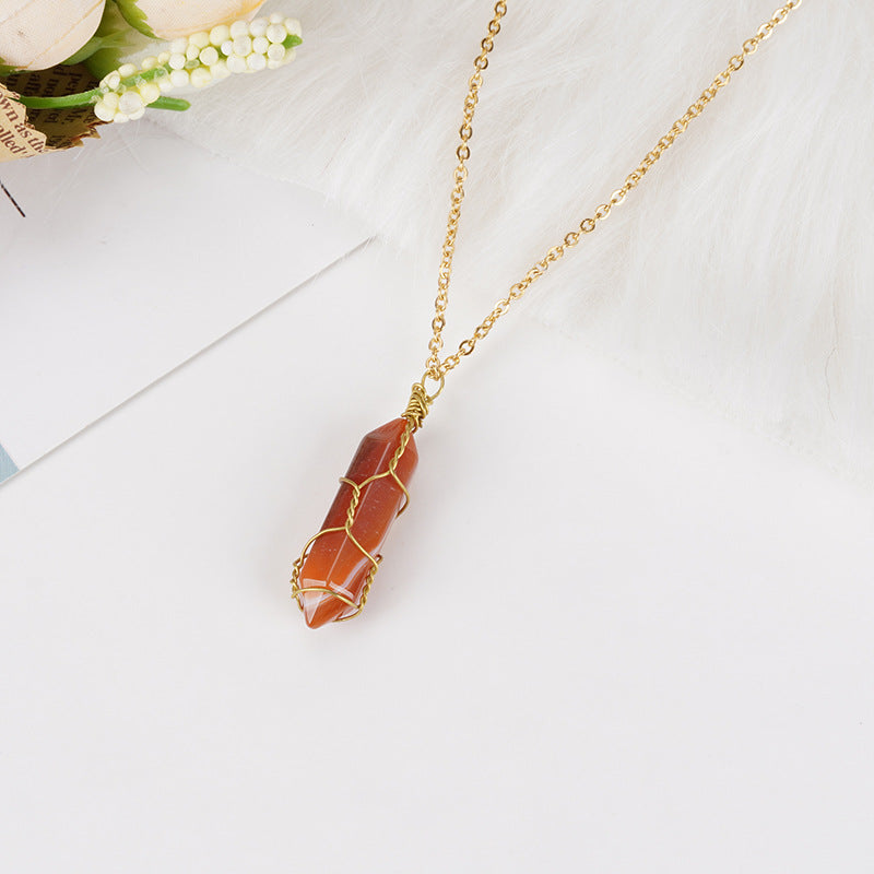 Carnelian Necklace - Boost Vitality, Creativity, Self-Confidence — Buddha Bloom