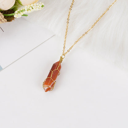 Carnelian Necklace - Boost Vitality, Creativity, Self-Confidence — Buddha Bloom