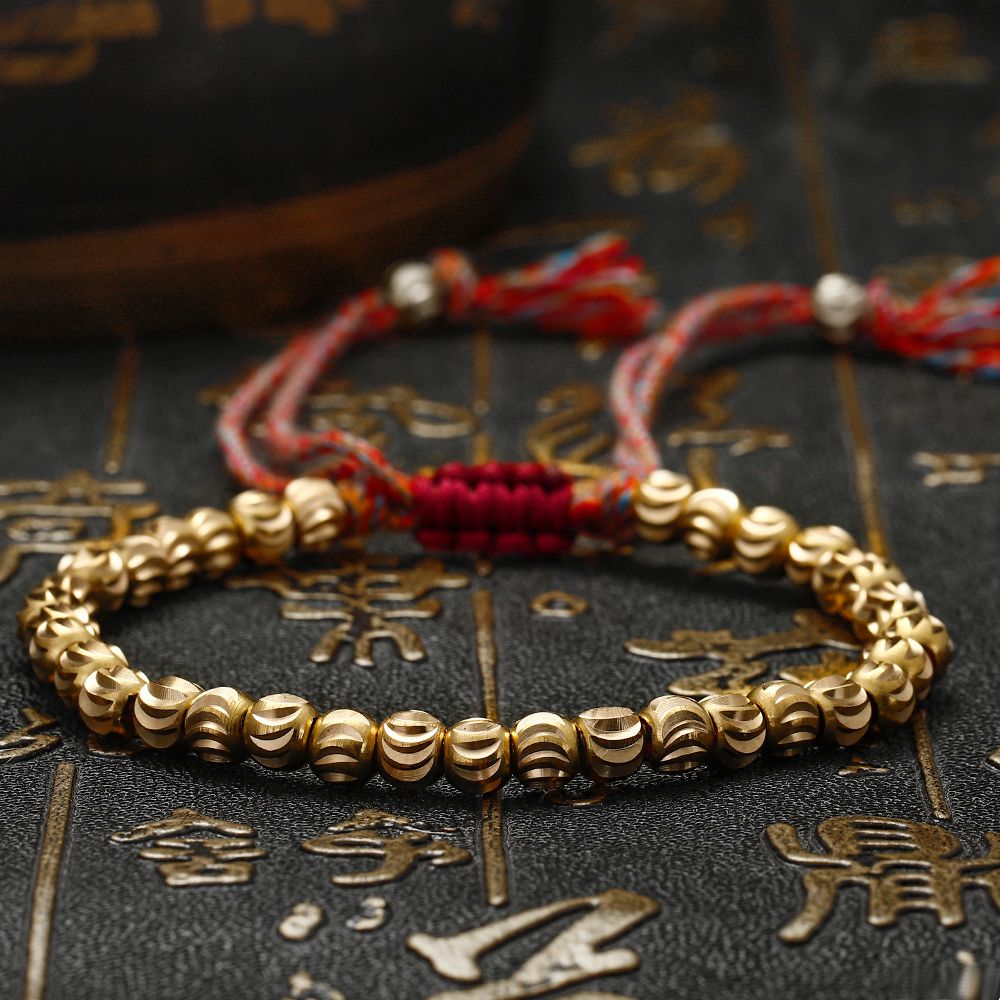Copper Beads Tibetan Bracelet — Buddha Bloom