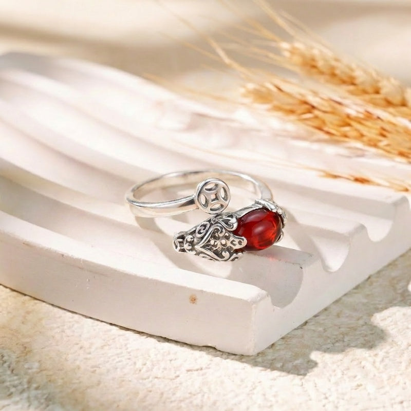 Chinese Coin Pixiu Ring for Wealth & Opportunity - product view 4