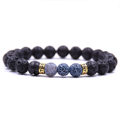 Grounding Lava Stone Bracelet - Calming & Grounding — Buddha Bloom