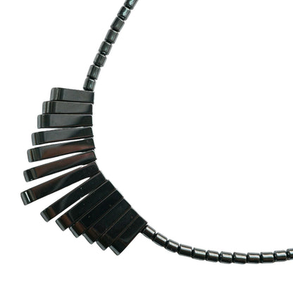 Hematite Shield Necklace for Boundaries & Protection - product view 2