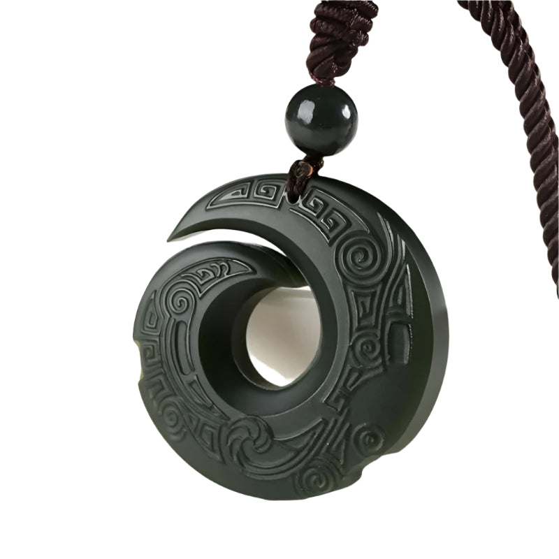 Hetian Jade Pendant Manifesting Necklace with Jade — Buddha Bloom