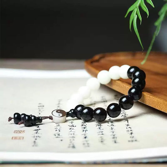 🌗 | Buddha Bloom | Yin Yang Tai Chi Balance Bracelet