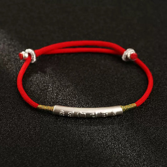 🔴 | Buddha Bloom | Tibetan Red String Protection Bracelet