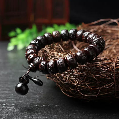 🧘 | Buddha Bloom | Tibetan Lightning Wood Protection Bracelet
