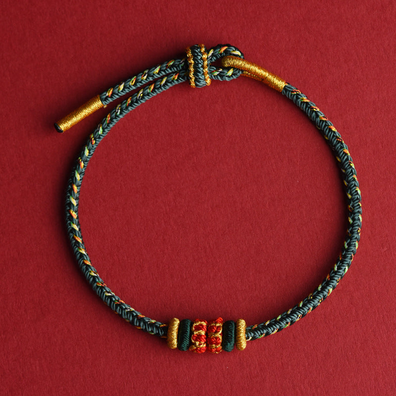 Eight Guardian Buddhas Red String Bracelet - product view 4