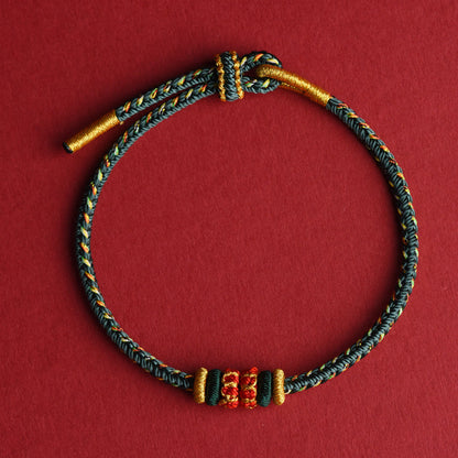 Eight Guardian Buddhas Red String Bracelet - product view 4