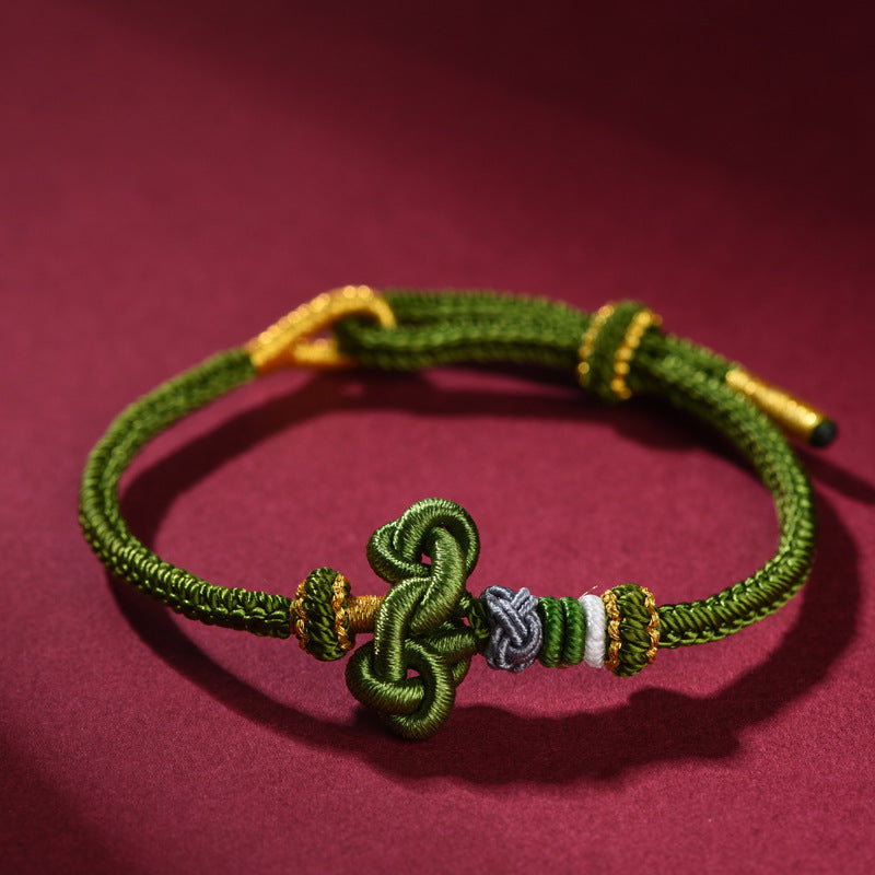 Double Heart Peach Blossom Knot Bracelet for Love - product view 2