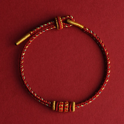 Eight Guardian Buddhas Red String Bracelet - product view 3