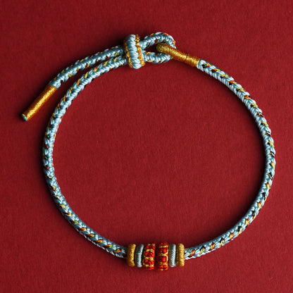 Eight Guardian Buddhas Red String Bracelet - product view 5