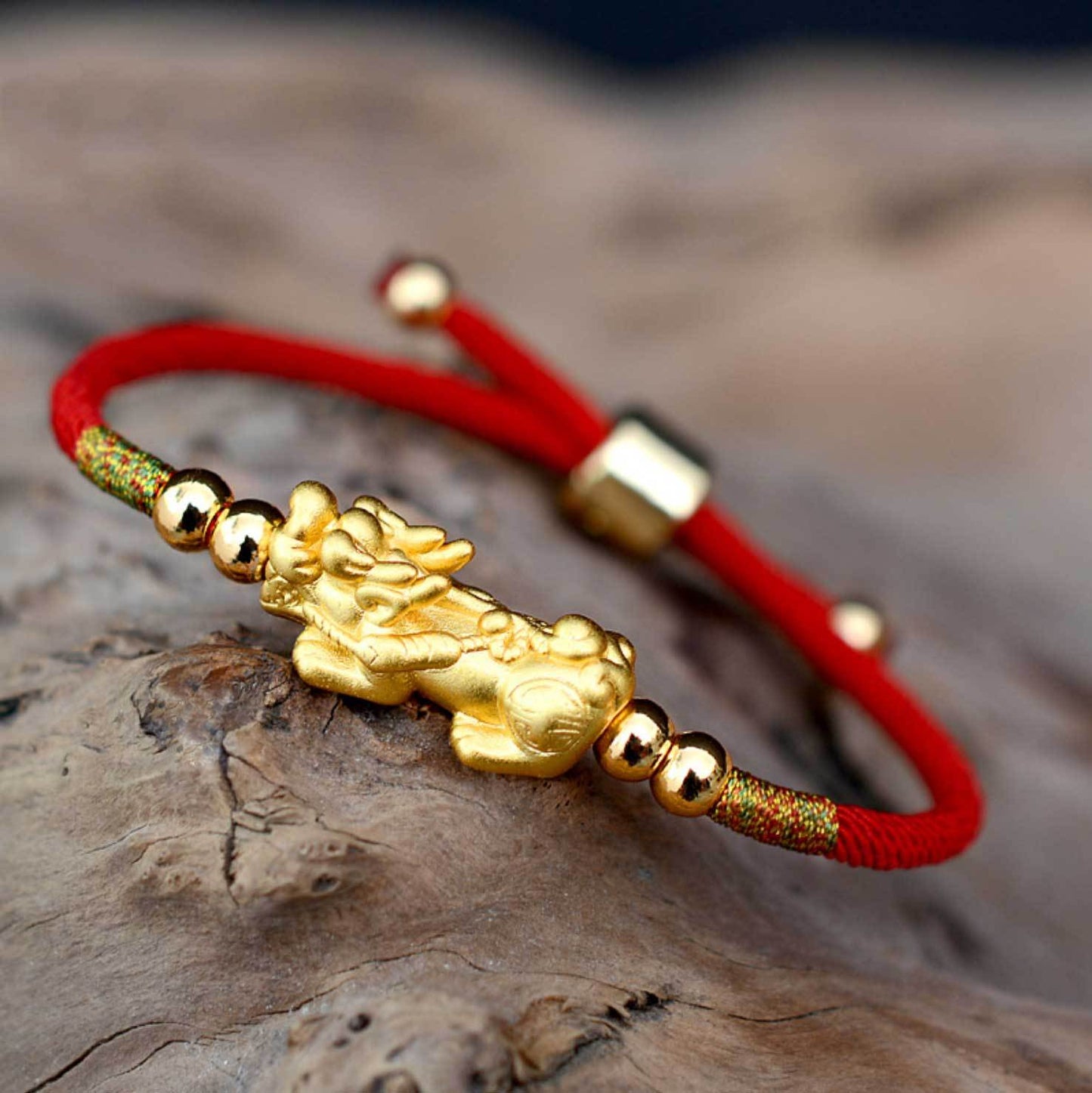 Feng Shui Piyao Wealth Bracelet - Red String — Buddha Bloom