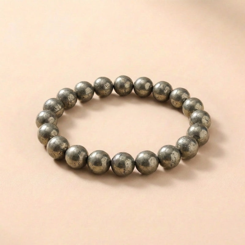 Pyrite Money Magnet Bracelet for Wealth & Success - product view 1