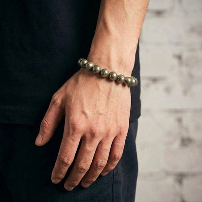 Pyrite Money Magnet Bracelet for Wealth & Success - product view 2
