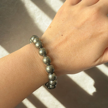 Pyrite Money Magnet Bracelet for Wealth & Success - product view 3