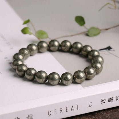 Pyrite Money Magnet Bracelet for Wealth & Success - product view 4