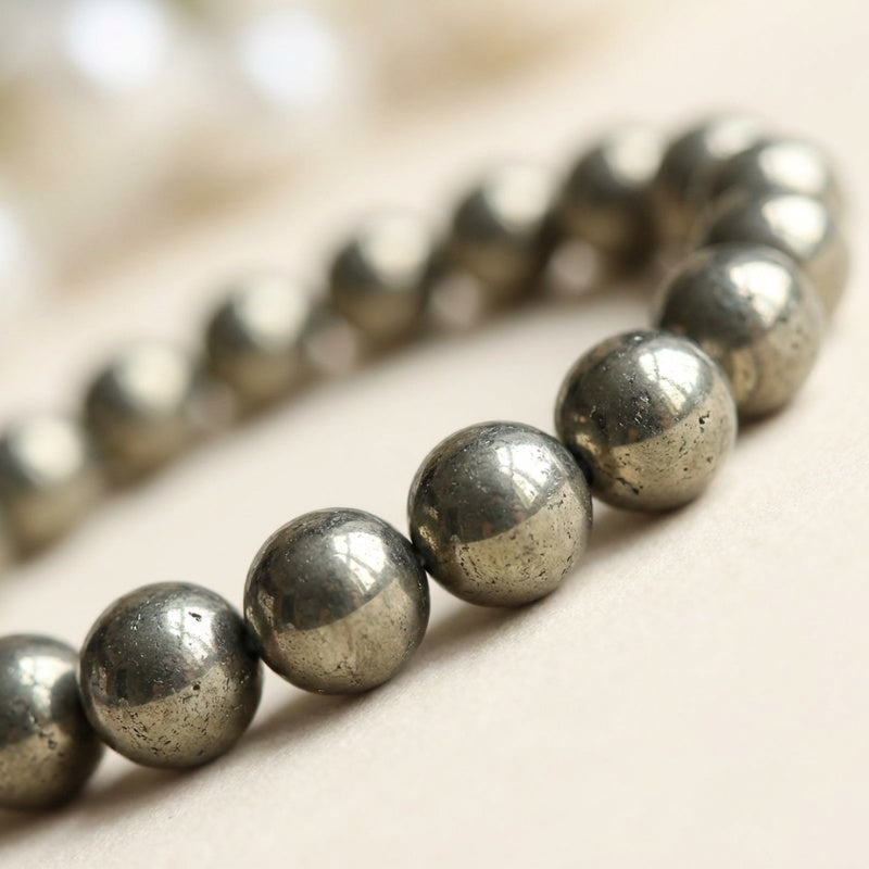 Pyrite Money Magnet Bracelet for Wealth & Success - product view 6