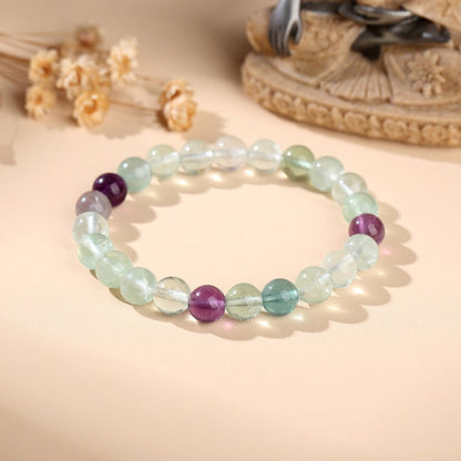 Exclusive: Rainbow Fluorite Healing Bracelet — Buddha Bloom