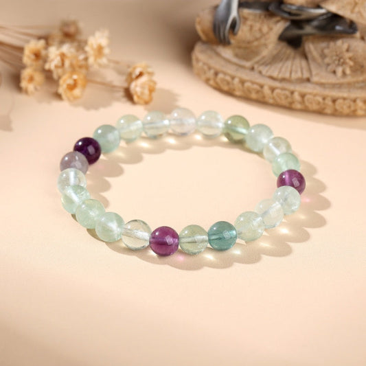 Exclusive: Rainbow Fluorite Healing Bracelet — Buddha Bloom