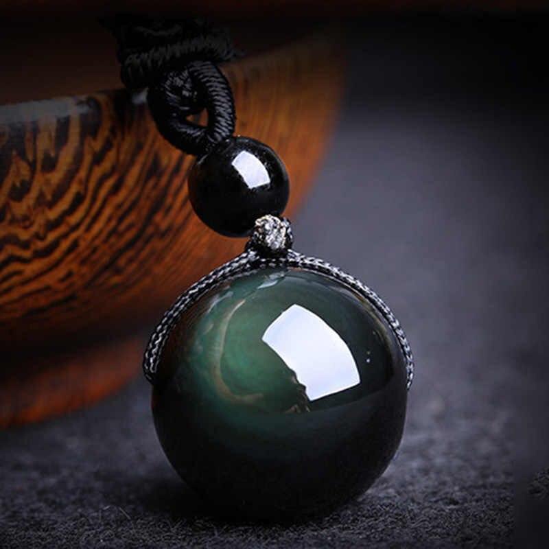 Rainbow Obsidian Necklace - Eye of Truth with Obsidian — Buddha Bloom