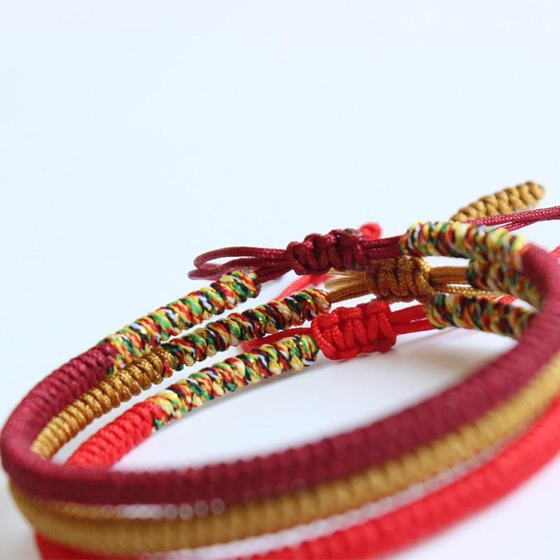 Tibetan Handmade Knot Bracelets - For Security — Buddha Bloom