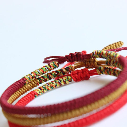 Tibetan Handmade Knot Bracelets - For Security — Buddha Bloom