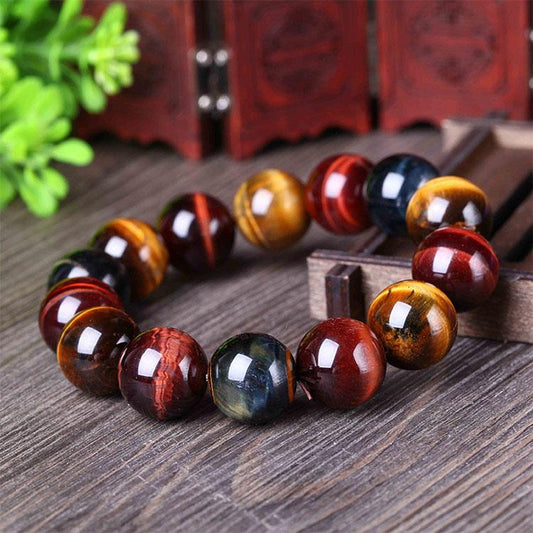 Tiger’s Eye Clarity Bracelet with Tiger — Buddha Bloom