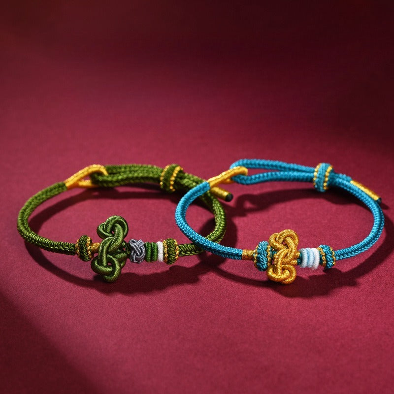 Double Heart Peach Blossom Knot Bracelet for Love - product view 1