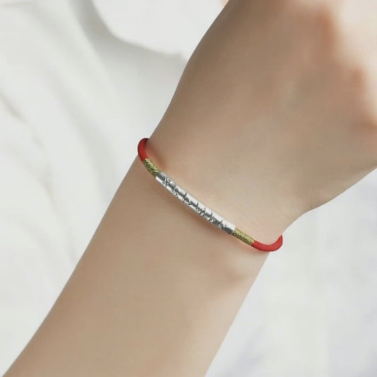 Tibetan Red String Protection Bracelet for Calm &amp; Emotional Balance