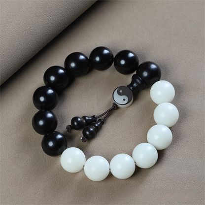 🌗 | Buddha Bloom | Yin Yang Tai Chi Balance Bracelet